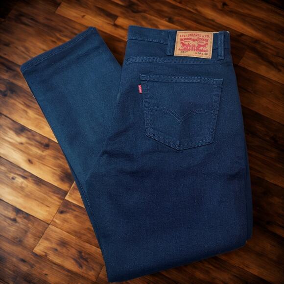 Levi’s 511 Slim Fit Men’s Jeans Deep Black Stretch Denim 34x30 NWT - Picture 1 of 8